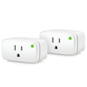 Eve Energy two-pack front view for discreet energy monitoring and control