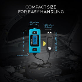 Eveco PC/ABS durable construction with anti-slip panels for secure handling.