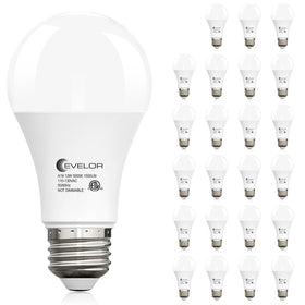 Evelor A19 LED bulb daylight 5000K with 1500 lumens for bright living spaces