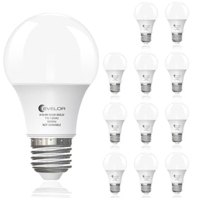 evelor A19 LED bulb packaged for quick home replacement