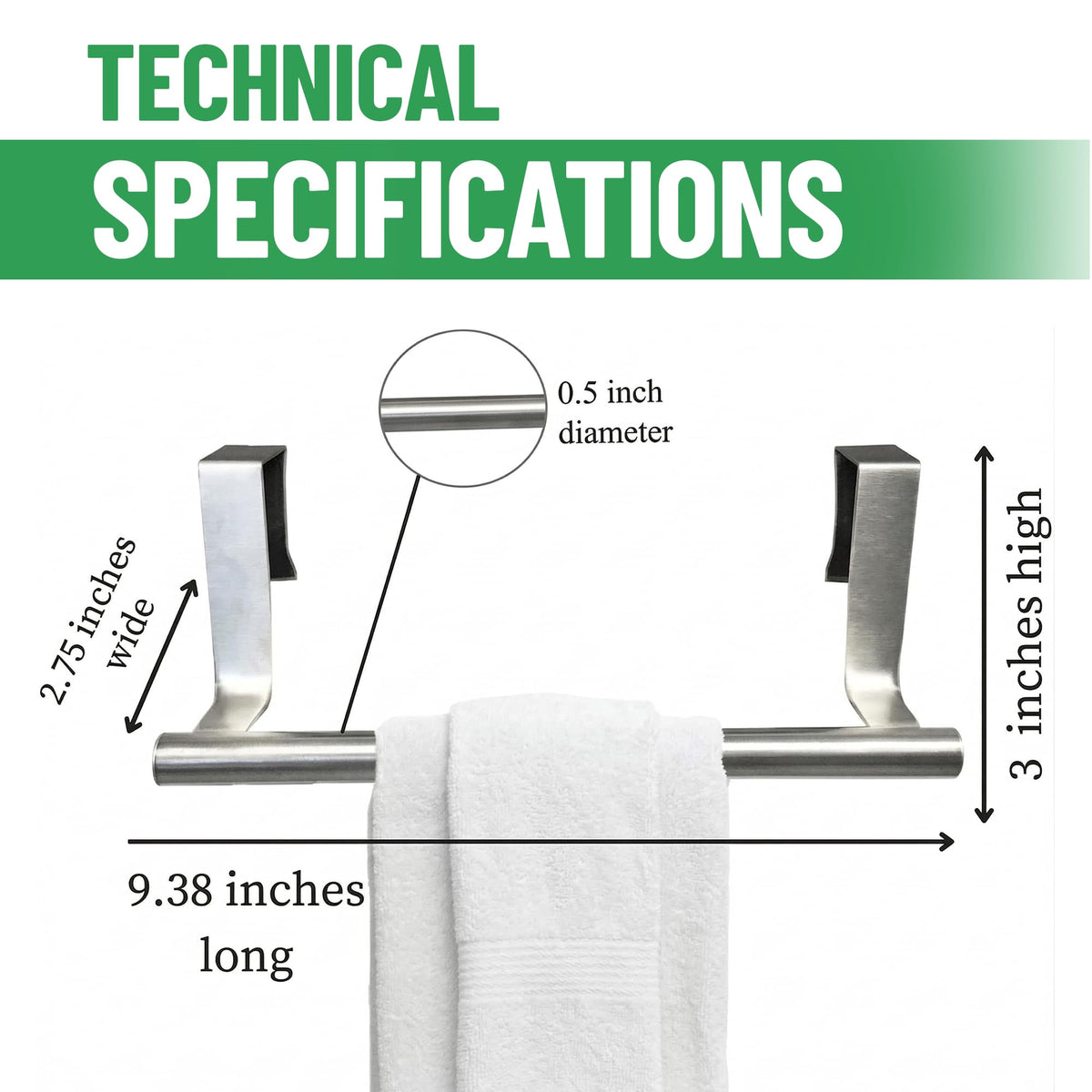 Evelots Fits Cabinet Doors Up To 1 Inch Thick for versatile mounting.