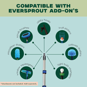 EVERSPROUT Pro ergonomic EVA grip improves comfort during extended use.