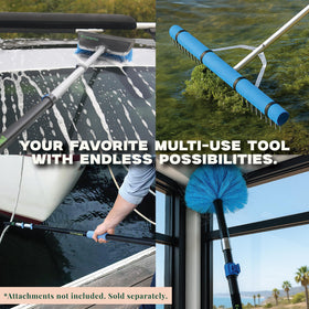 EVERSPROUT Pro flip-tab lock keeps length precise during cleaning tasks.