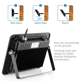 Everbeam 365nm-50W UV LED aluminium housing for rugged durability