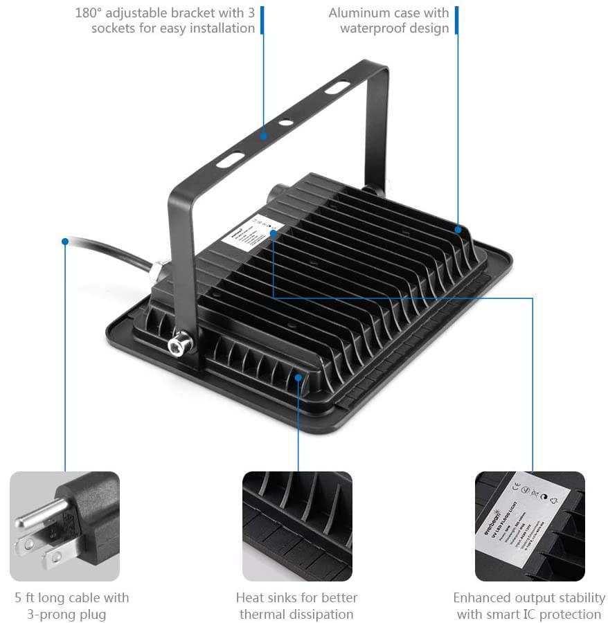 Everbeam 365nm-50W UV LED IP66 waterproof for outdoor events