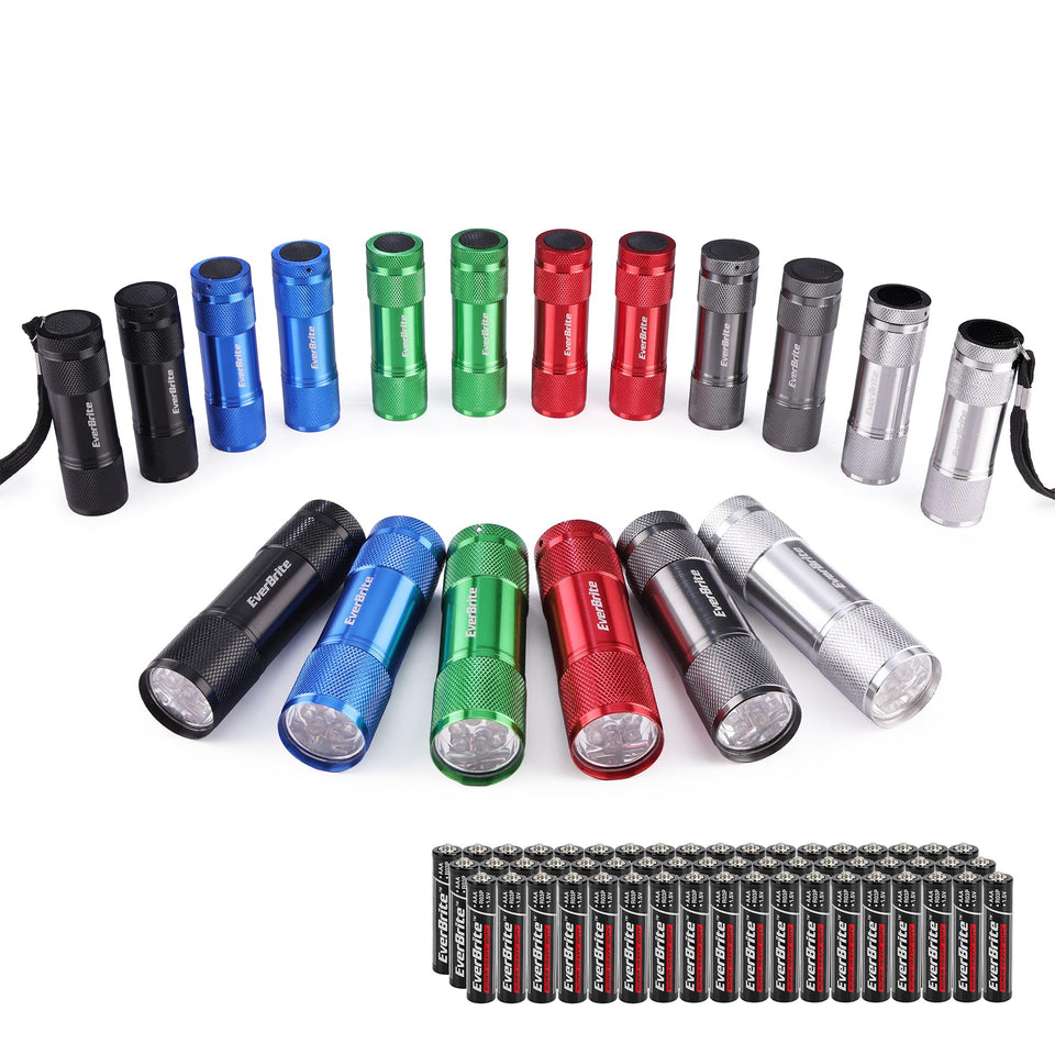 EverBrite mini flashlight with lanyard for easy carrying during camping