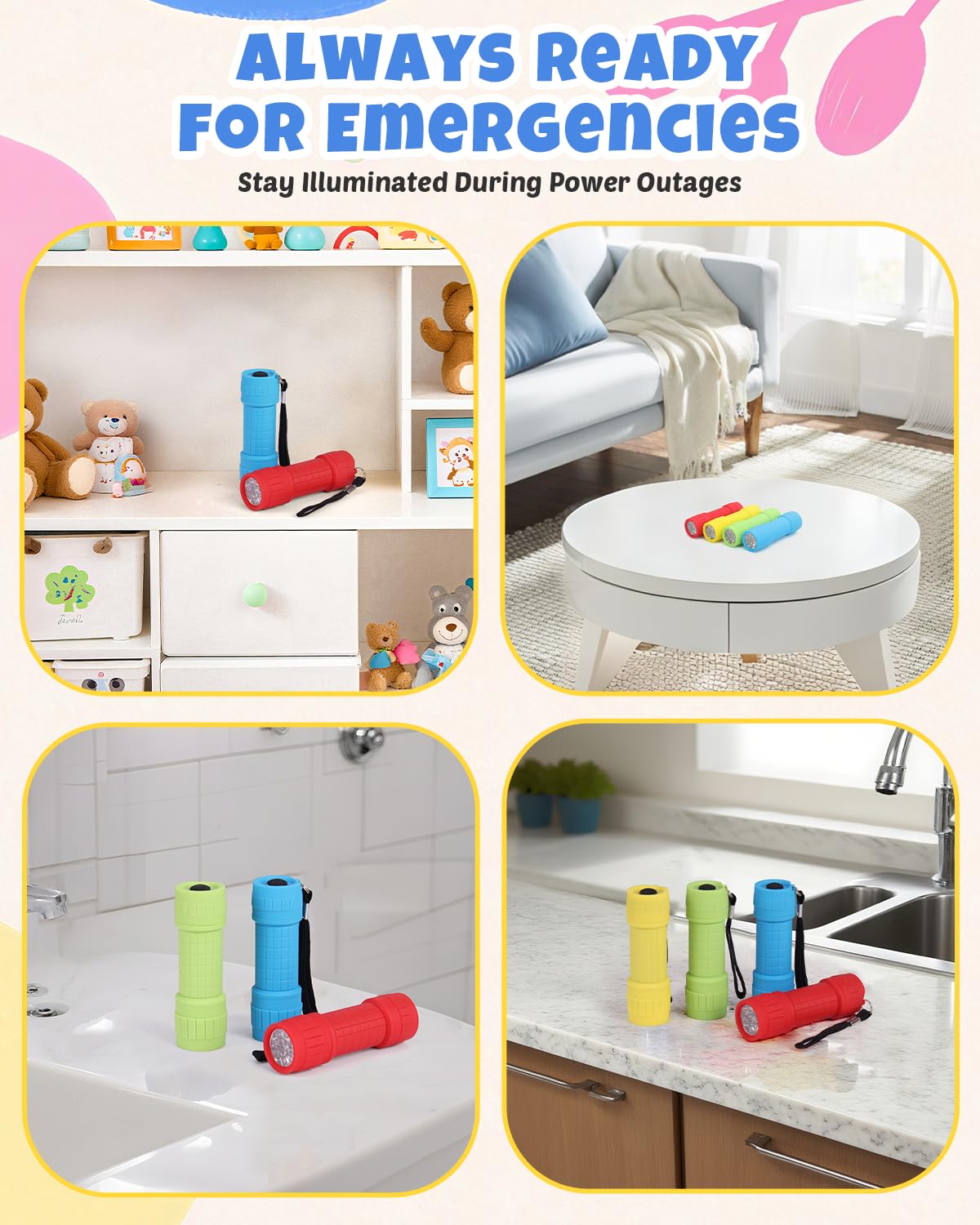 EverBrite 48 AAA batteries included with the set.