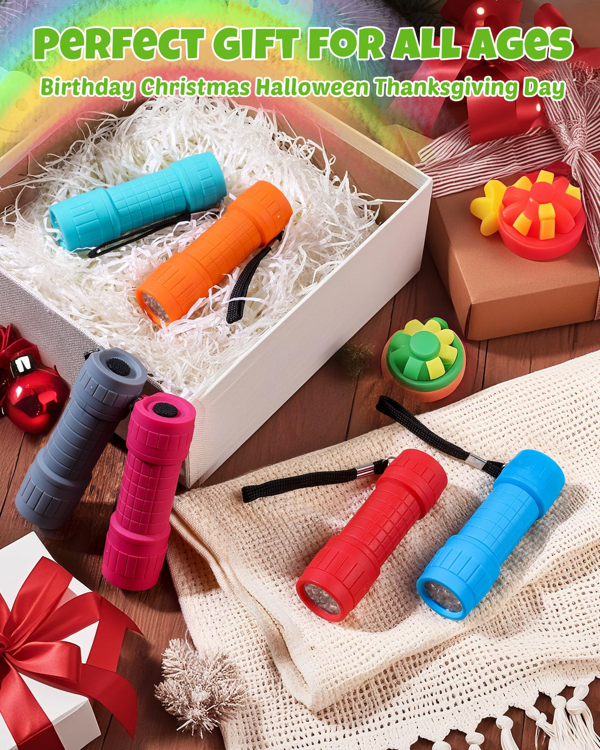EverBrite blue 9-LED flashlight, pocket-friendly beam for night reading.