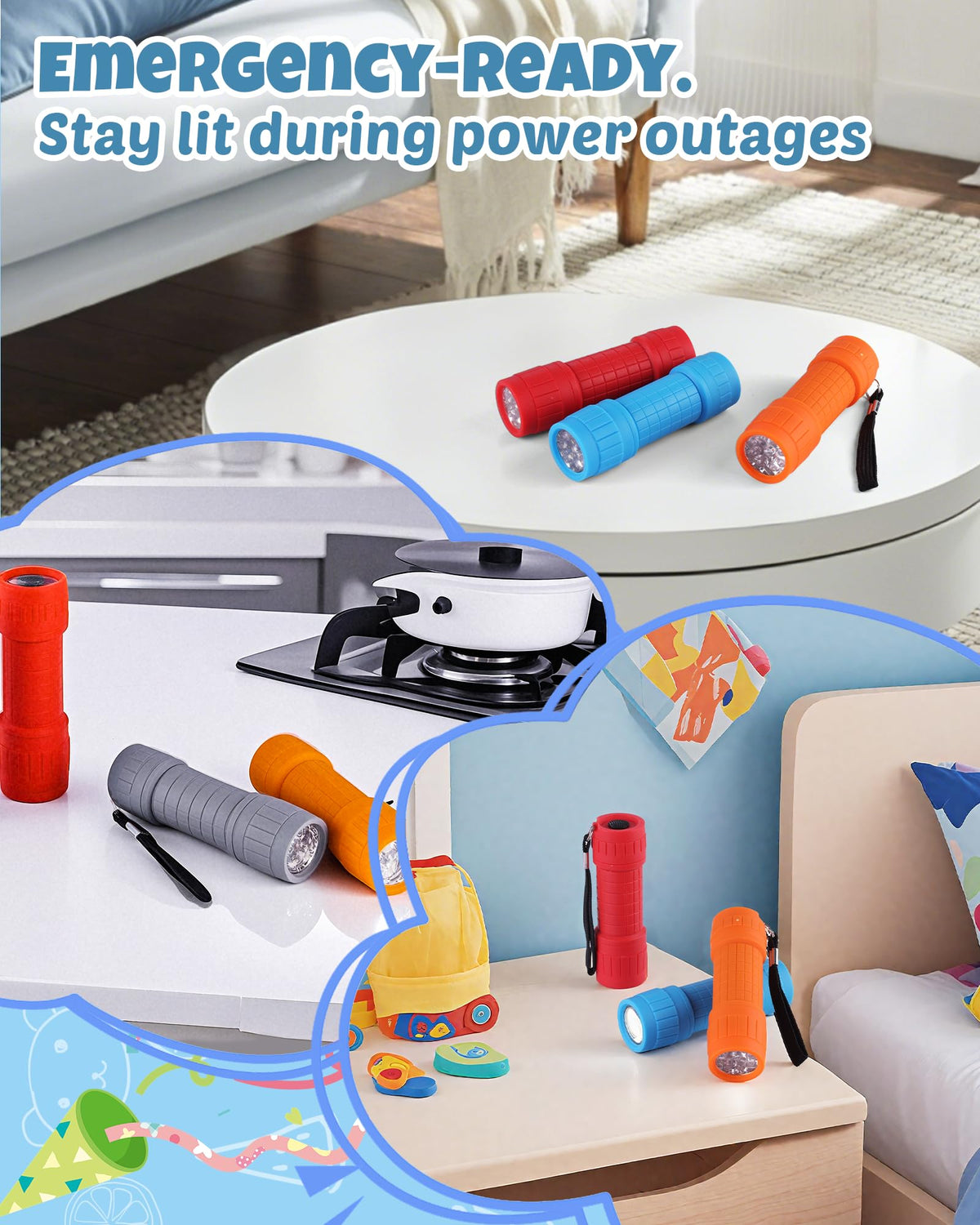 EverBrite compact-size 9-LED flashlight for car or bag accessibility.
