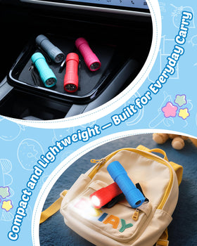EverBrite 9-LED flashlight with lanyard, six-pack convenience for emergencies.