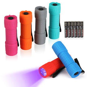 EverBrite black light flashlight 6-pack reveals hidden stains on fabrics.