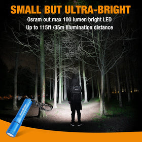 EverBrite keychain flashlight IPX4 waterproof reliability in wet conditions