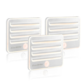 EverBrite motion sensor night light on wall provides hands-free hallway illumination.