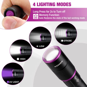 EverBrite pen flashlight with white light and zoomable beam for versatile outdoor tasks.