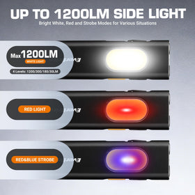 EverBrite headlight up to 800 lumens for focused illumination