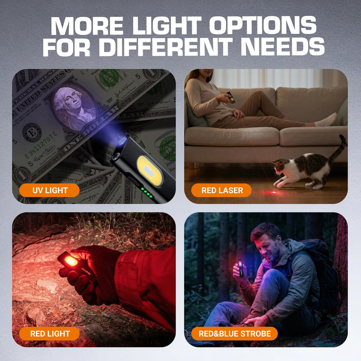 EverBrite durable aluminum body withstands daily use in emergencies