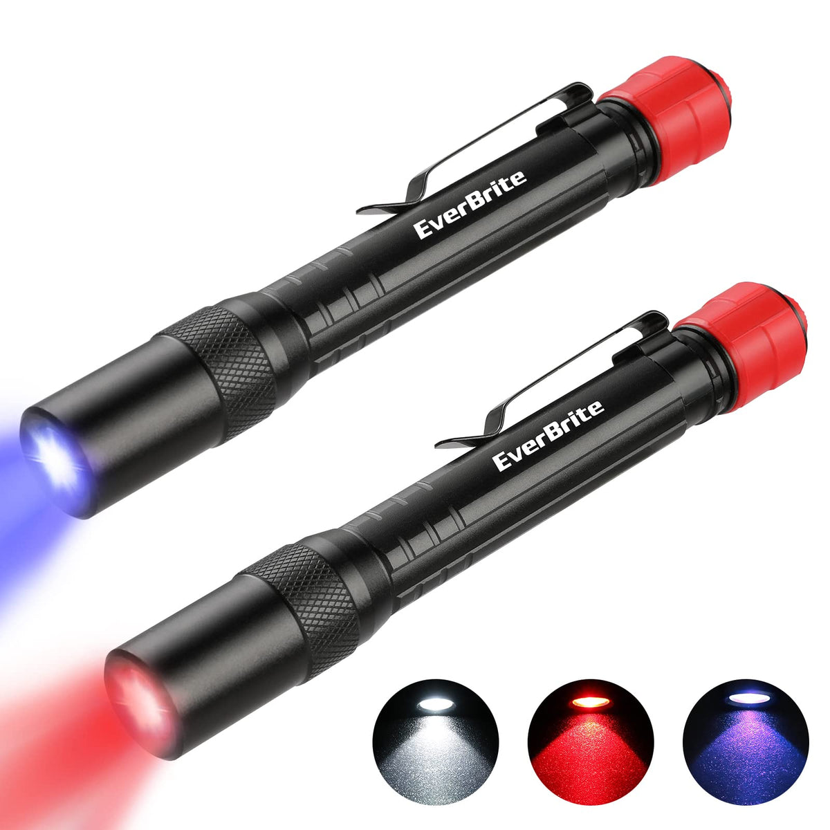 EverBrite red light penlight delivers crisp red beam for night tasks and signaling.