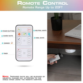 EverBrite stick-on light battery powered ideal for closets.