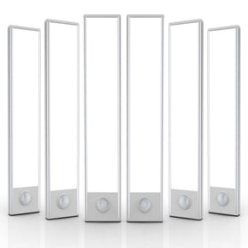 EVERDOSS 6-pack under-cabinet lighting assembly illuminates cabinets softly and efficiently.