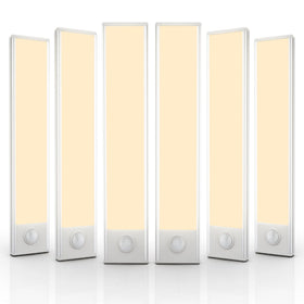 EVERDOSS 6-pack under cabinet lights with magnetic mount for easy installation.