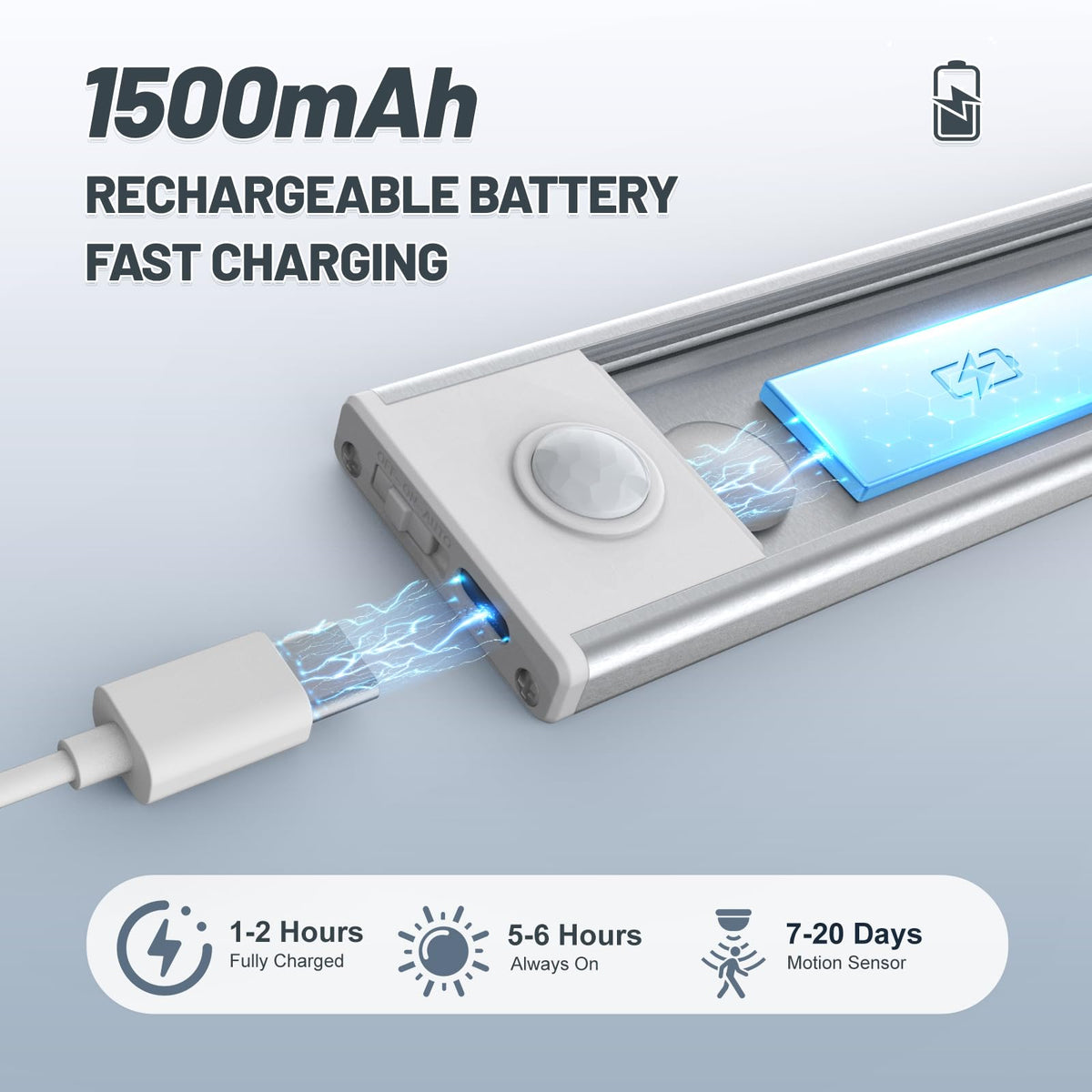 EVERDOSS always-on mode provides continuous illumination for day or night.