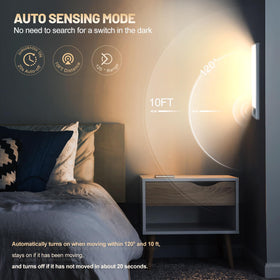 EVERDOSS LED motion sensor light detects movement for hands-free illumination.