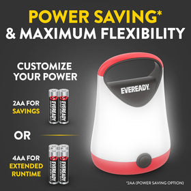 Eveready GPAL411 lantern delivering up to 100 hours in area mode