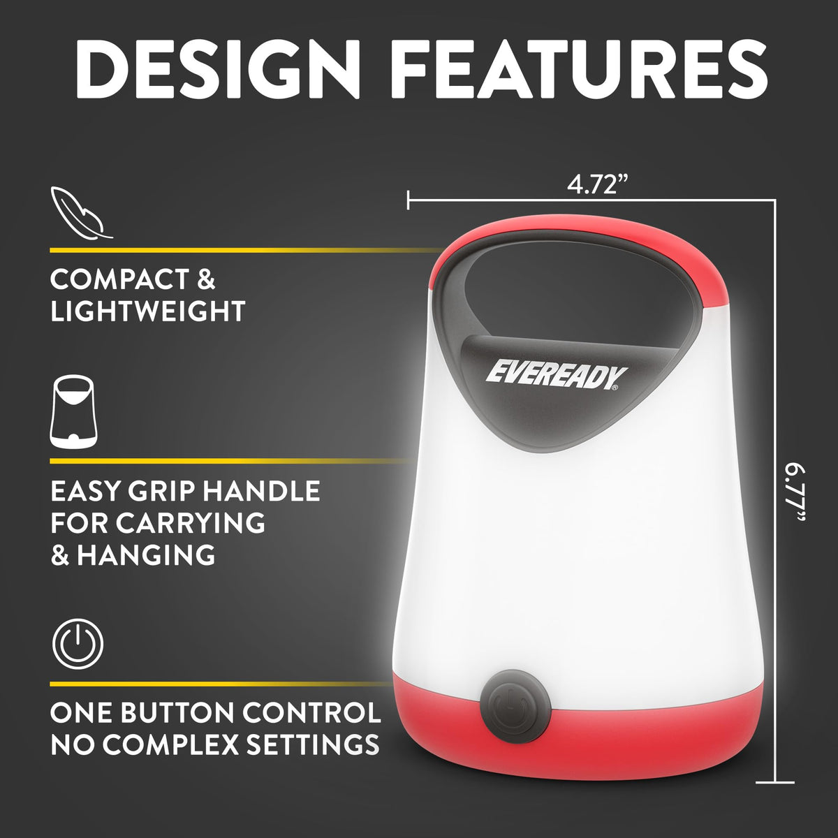 Eveready GPAL411 360-degree bright light for tents and reading at night