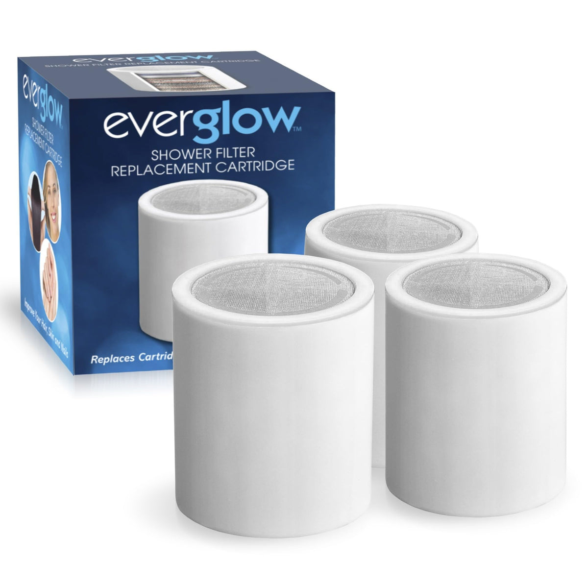 EVERGLOW replacement cartridge S3 for Everflow shower head improves longevity and ease of replacement