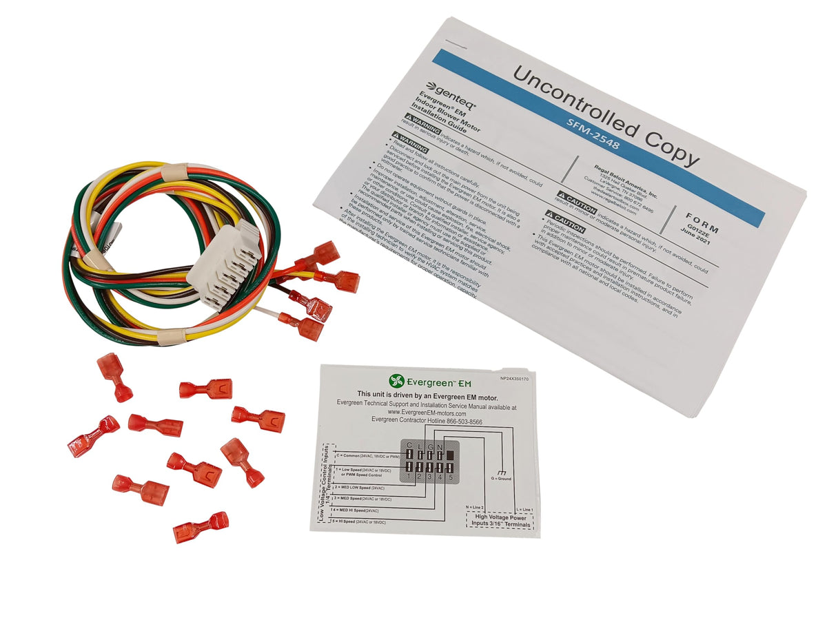 EVERGREEN universal 1/2 HP X-13 replacement motor for many furnaces.