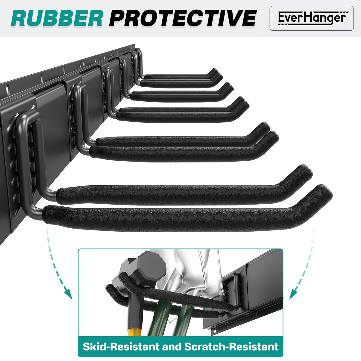 EverHANGER included hardware enables quick wall mounting without extra tools.