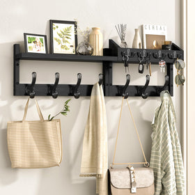 Evermagin 29-inch coat rack with shelf showing organized entryway and coats