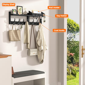 Evermagin key hooks and dog leash organization on the rack