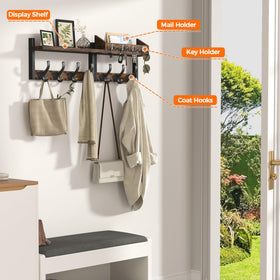 Evermagin entryway mail holder keeps letters neatly in one spot.
