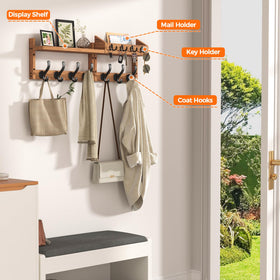Evermagin 29-inch rack maximizes vertical space in compact hallways.