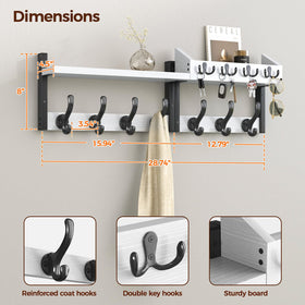 Evermagin top shelf displaying decor and small essentials