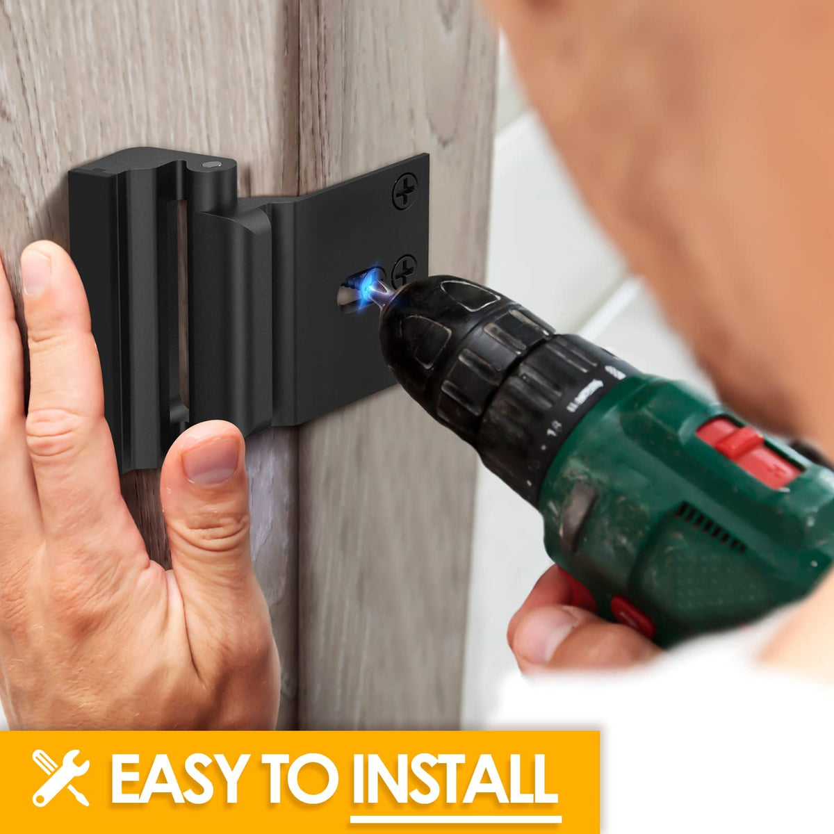 EverPlus anti-kick door lock adds protection against break-ins and prying