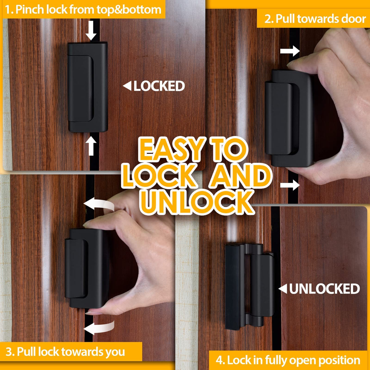 EverPlus childproof door lock helps keep toddlers safe when you’re away