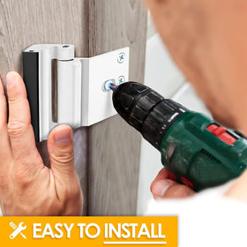 EverPlus door lock installation guide demonstrates quick setup for a secure fit.