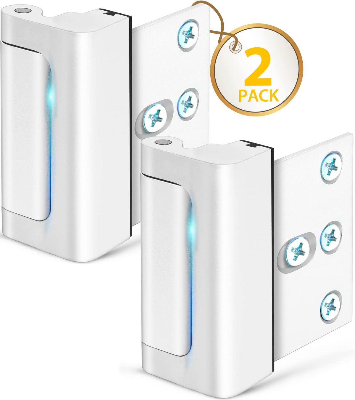 EverPlus lock with eight screws illustrates strong anchoring across various door frames.