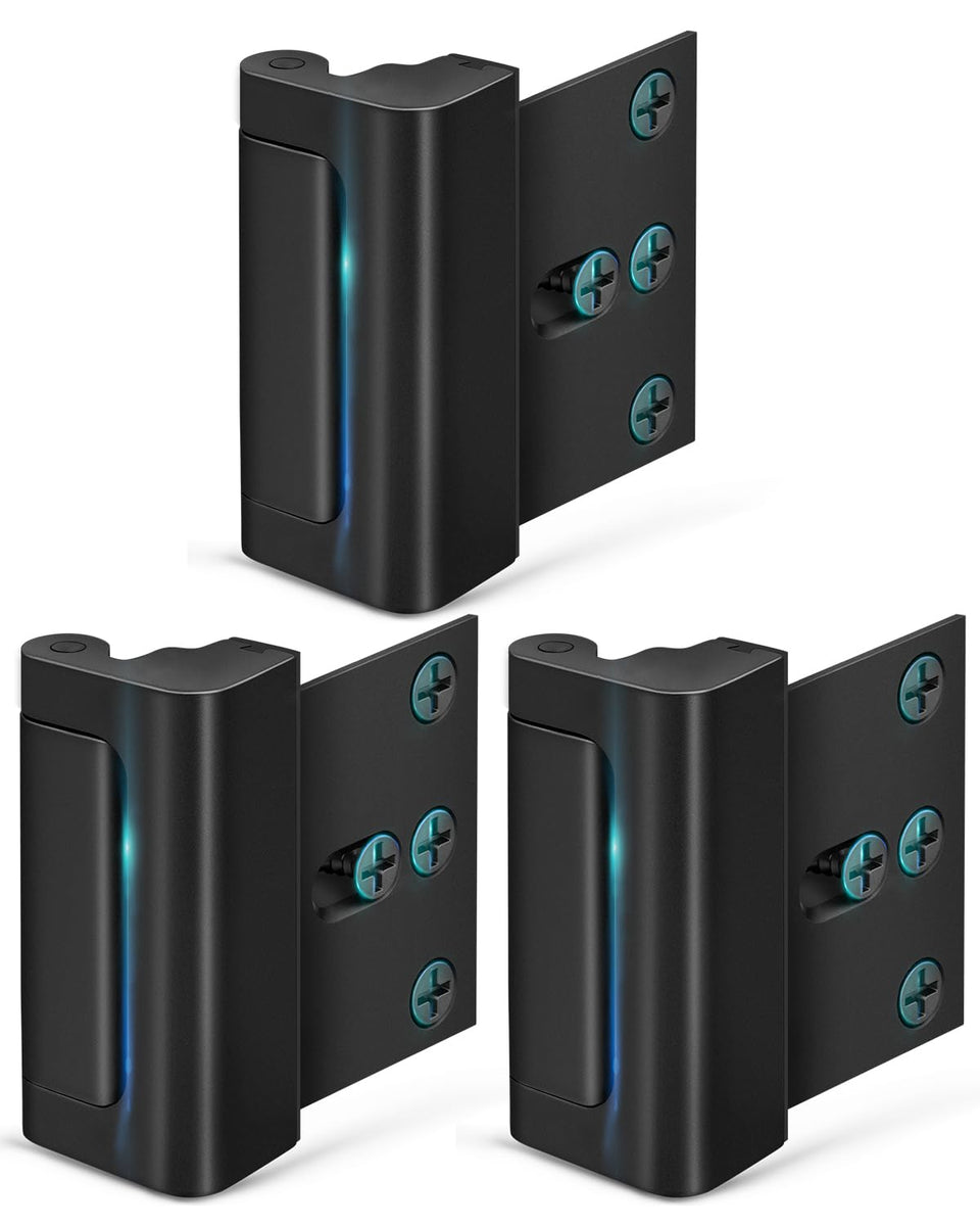 EverPlus home security door lock with 3-inch stop for added reinforcement.