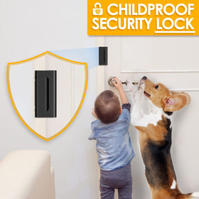 EverPlus spring-loaded door lock with quick engagement for safer doors