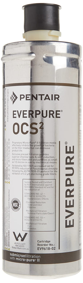 Everpure EV9618-02 OCS2 filter cartridge in QL system for scale control