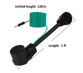 Eversimpleinc 1ft-length dryer adapter package for easy setup