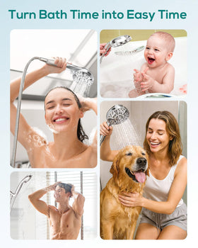 EVERSTEIN filtered shower head universal DIY installation