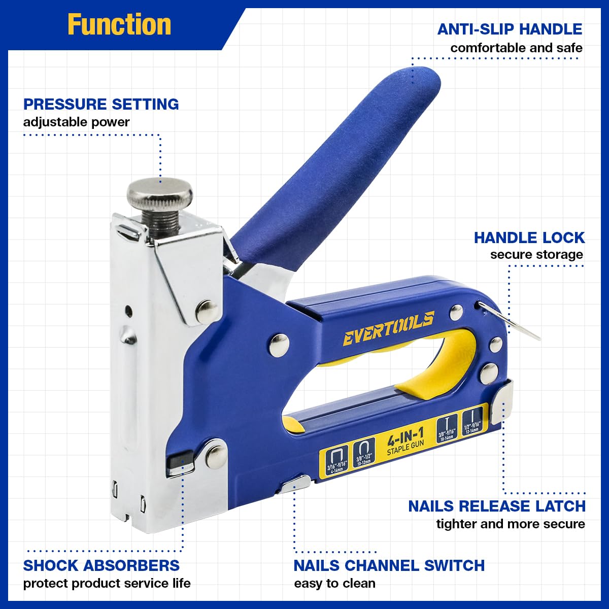 Evertools 6k staples kit; quick setup and versatile projects.