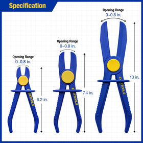 Evertools 90-degree hose clamp pliers with angled access for tight hoses