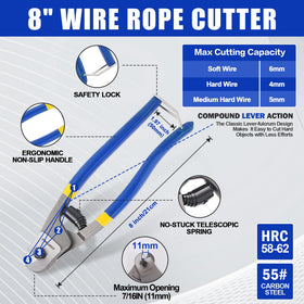 Evertools bolt cutters with ergonomic, non-slip handles.