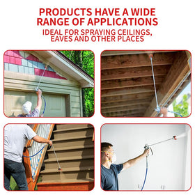 Every family extension pole 40cm extends reach for high walls and ceilings