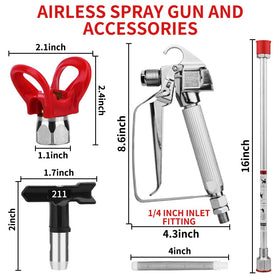 Every family 3600psi nozzle 211 for smooth, precise wall and furniture spraying
